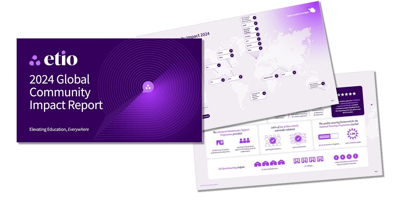 Impact Report pages mock-up