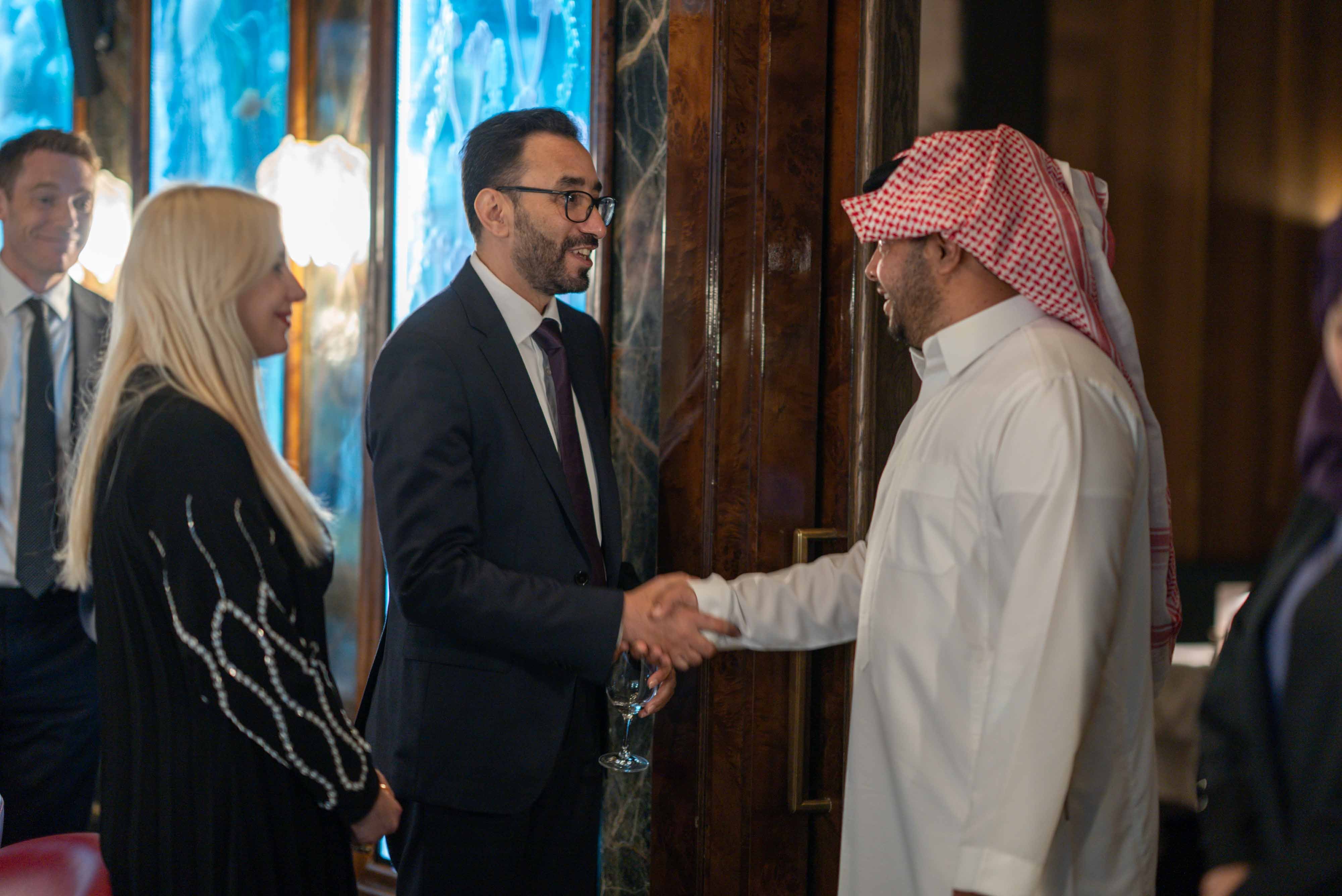 (Left to right) Ahmed Saeed, Middle East Managing Director at Etio and Dr. Ibrahim AlFarhan, Head of the International Sector at Ataa Education.