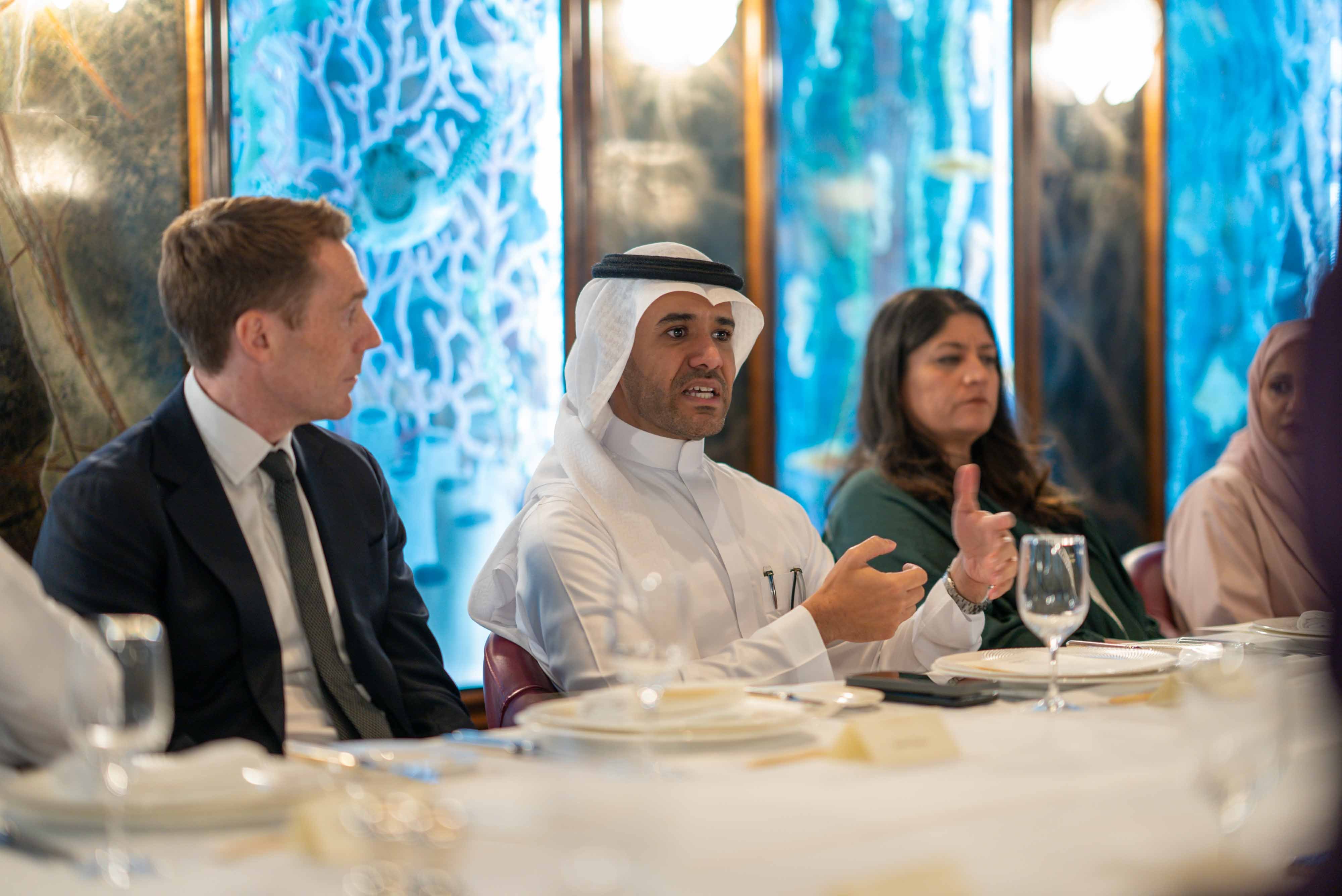 (Left to right): Matt Davis, Global Managing Director at Etio; Dr. Masnoor Al Malki, Education Advisor; and Dr. Asma Siddiqui, Executive Director at Diriyah Giga Project.  