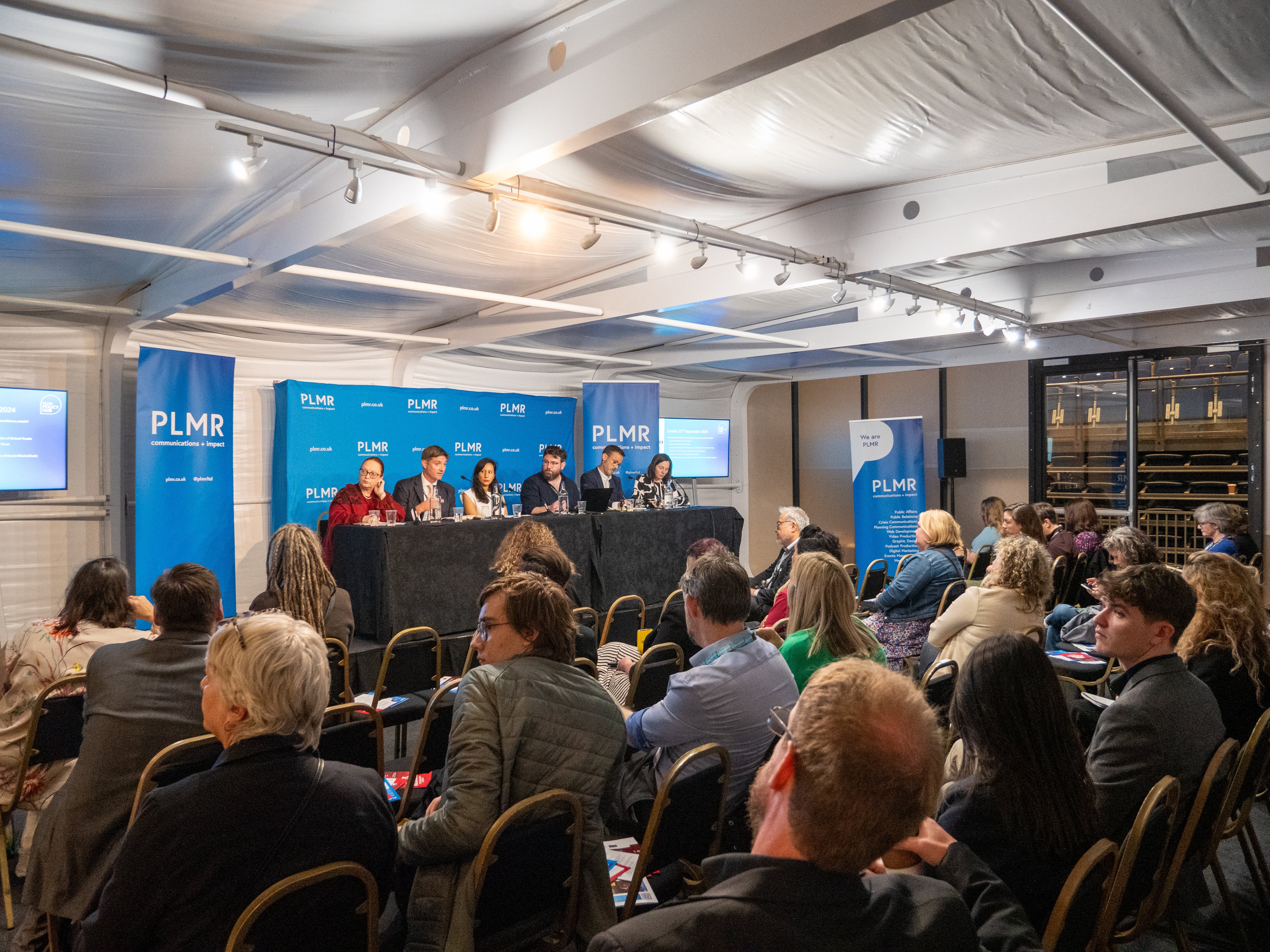 (Left to right)  Leora Cruddas CBE, Chief Executive, Confederation of School Trusts; Dr. Gordon Carver, UK Managing Director, Etio; Sonia Kumar MP, MP for Dudley; Freddie Whittaker, Deputy Editor & Political Editor, Schools Week (Chair); Tom Rees, Chief Executive, Ormiston Academies Trust; and Sarah Smith MP, MP for Hyndburn. 